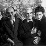 Sibilla Aleramo, Paola Masino, Mario Berlinguer, Massimo Bontempelli, Stefania Mastrocinque. Cocktail di Guido Alberti per Mercurio