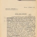 Primo comunicato stampa del dicembre 1945 pag 1