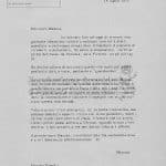 lettera di Mimma Mondadori 14 luglio 1972