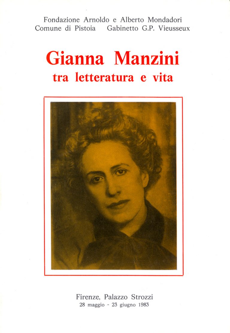 Gianna Manzini tra letteratura e vita