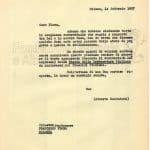 Lettera 14 febbraio 1957