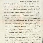 Lettera di Angelandrea Zottoli a Flora