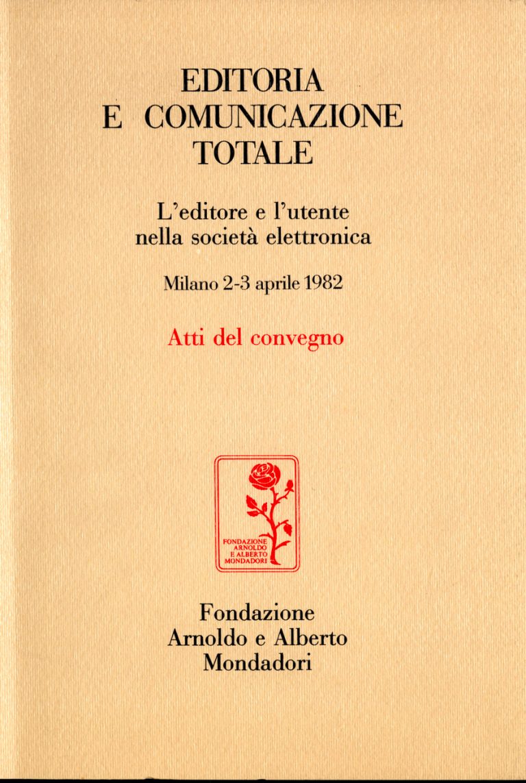Editoria e comunicazione totale copertina
