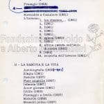 Indice provvisorio con correzioni autografe pag 2