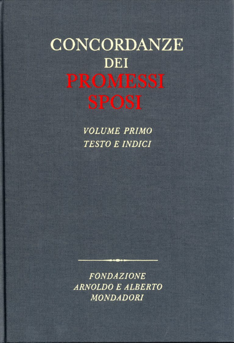 Concordanze dei Promessi Sposi 1