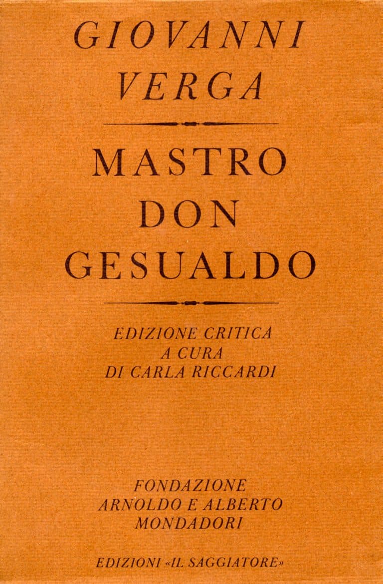 Giovanni Verga. Mastro Don Gesualdo copertina
