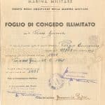 Foglio congedo 1948