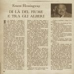 Epoca Di là del fiume e tra gli alberi
