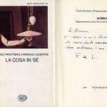 Mimma La cosa in sè dedica