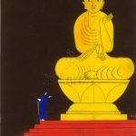 Angoletta, tavola per la copertina di Ada Provera, Il tempio misterioso, 1934