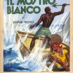 Copertina di "Il mostro bianco" di Herman Melville, illustrata da Giuseppe Casolaro