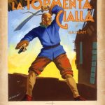 Copertina di "La tormenta gialla" di C.K. Deam [Carlo De Mattia], illustrata da Giuseppe Casolaro